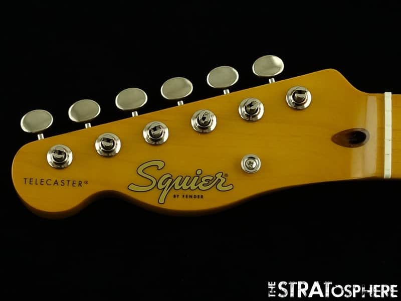 LEFTY Fender Squier Classic Vibe 50s Telecaster NECK & TUNERS, Tele Tinted Maple image 1