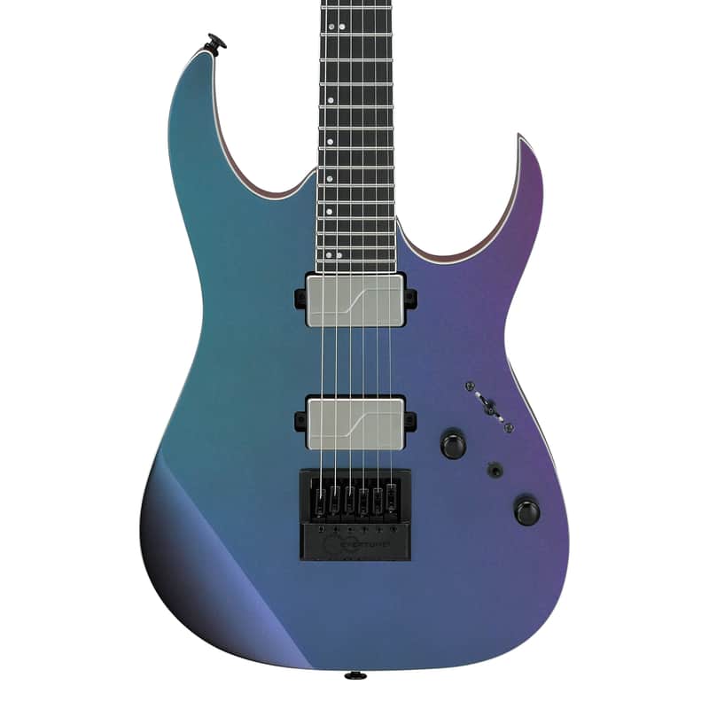 Used Ibanez RG5121RET RG Prestige Electric Guitar w/Case - Polar Lights Flat image 1