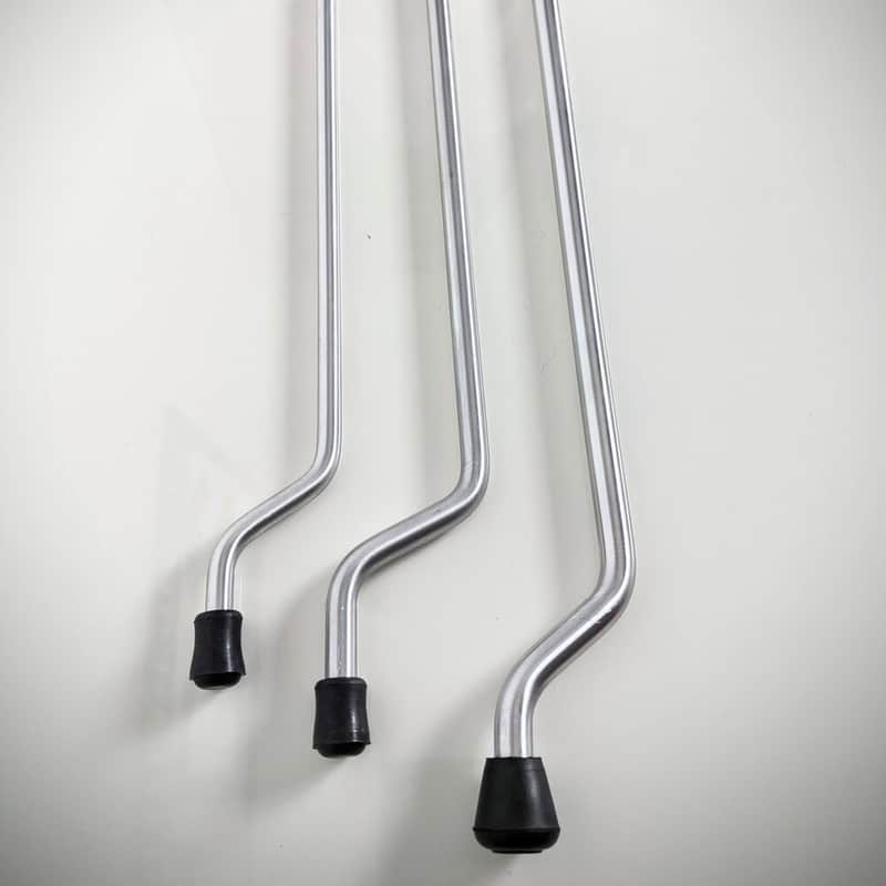 INDe FT1016 Ultralight 10.5mm Floor Tom Legs (3) - 16" Length image 1