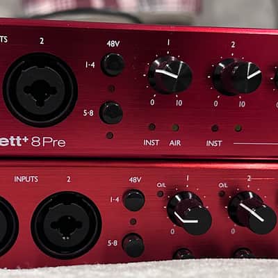 Focusrite Clarett+ 8Pre USB-C Audio Interface and Preamp Expansion Bundle image 2