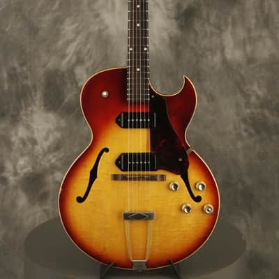 1962 Gibson ES-125 TDC Sunburst w/flame maple top image 2