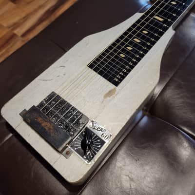 1940 Supro Model 60 Lap Steel w/ Amp Case - Tube Amp Case image 9