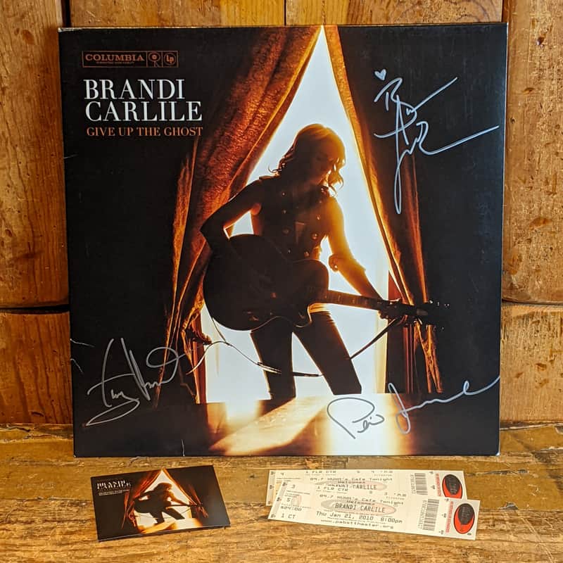 Brandi Carlile Give Up The Ghost LP 2009 Signed image 1