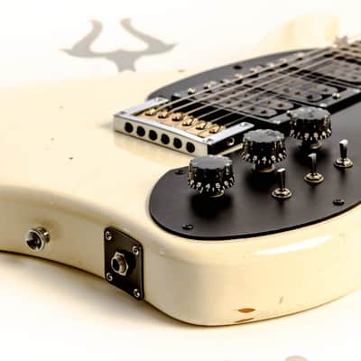 Daion Barbarian White Electric Guitar w/ Original Daion Branded Hardshell Case image 16