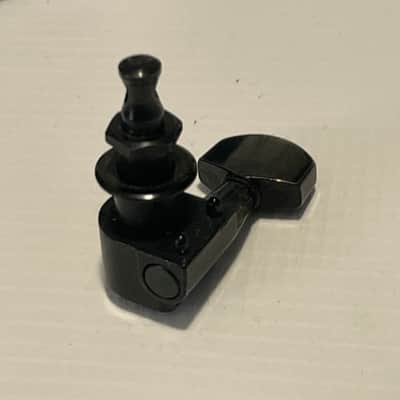1990's Korean Era Ibanez RG & S Series Black Dual Pin Tuning Pegs Tuners 6 In LIne image 8