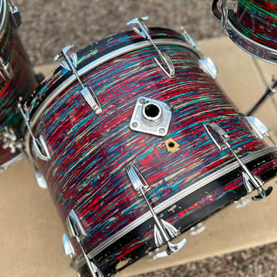 Ludwig Super Classic 1967 - Psychedelic Red image 5