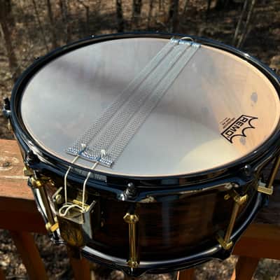 RARE Noble & Cooley Limited Edition Ziricote English Chestnut 6.5x14" Snare Drum 2020 image 10