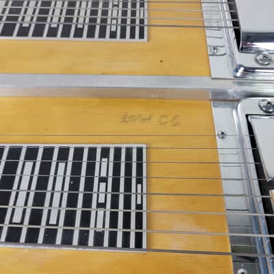1957 Rickenbacker 518 8/8/8 Triple Neck Console Steel Guitar - Natural With OHSC image 15