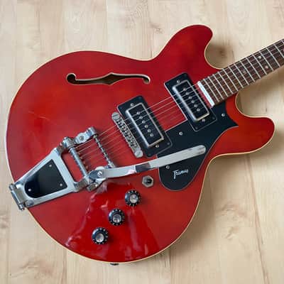 Rare early 70‘s Framus Caravelle 5/117 in cherry finish image 3
