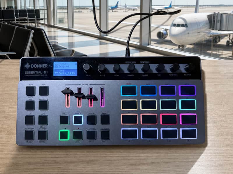 Donner D1 Analog Drum Machine | Boxed Complete • Original PSU • USB Cable • Great Condition image 1