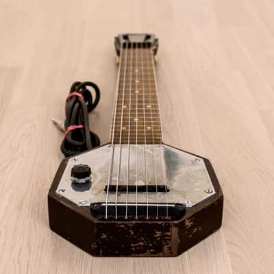 1930s AudioVox 7-String "Frying Pan" Vintage Lap Steel w/ Case, Seattle-Made, Paul Tutmarc image 9