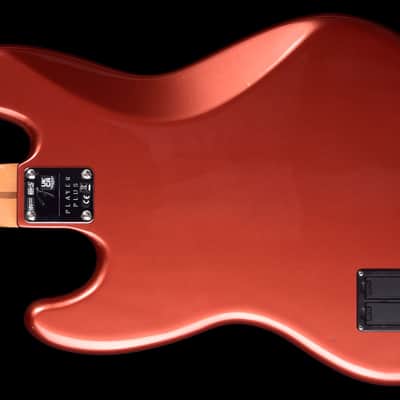 Fender Player Plus Active Jazz Bass® 2022 - Aged Candy Apple Red image 5