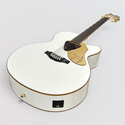 Gretsch G5022CWFE-12 Rancher Falcon Acoustic Electric Guitar - White image 11