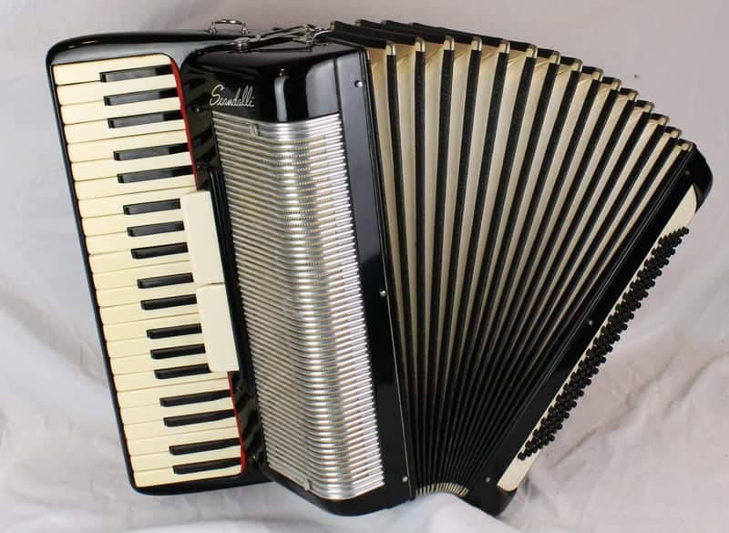 7804 - Black Scandalli Piano Accordion LM 41 120 image 1