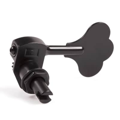 Hipshot Ultralite LIC Tuner HB6C 3/8 Black - Single Treble Side Bass tuner image 2