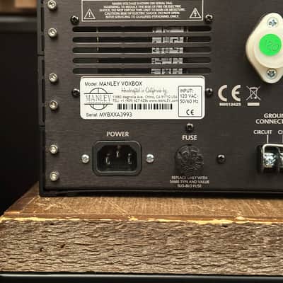 Manley Labs VOXBOX All Tube Channel Strip. Vox Box. MINT 2025! image 11