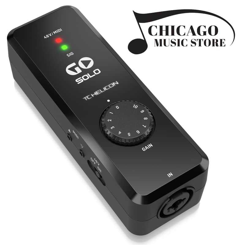 TC Helicon GO-SOLO Audio & MIDI Interface For Mobile Devices image 1