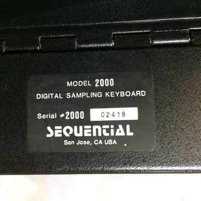 Sequential Prophet 2000 61-Key 8-Voice Polyphonic Synthesizer 1985 - Black image 7