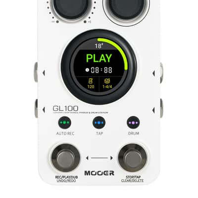 MOOER GL100 Looper Pedal Drum Machine, 2 in 1 Drum Looper Guitar Pedal  (Price includes the import duty for US buyer) image 1