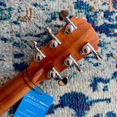 Cole Clark Studio SAN1EC-SMAH Grand Auditorium Acoustic-Electric Guitar, All Solid Euro Spruce Top, Mahogany Back and Sides SN2728 [NAMM Showcase] image 9