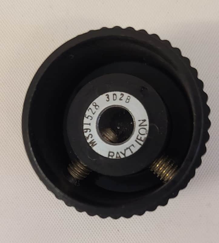 Vintage Raytheon Control Skirted Knob MS91528-2D2B Round Knob image 1