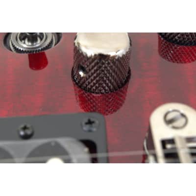 Schecter Omen Extreme-7 guitar in Black Cherry B-Stock 0408 image 10
