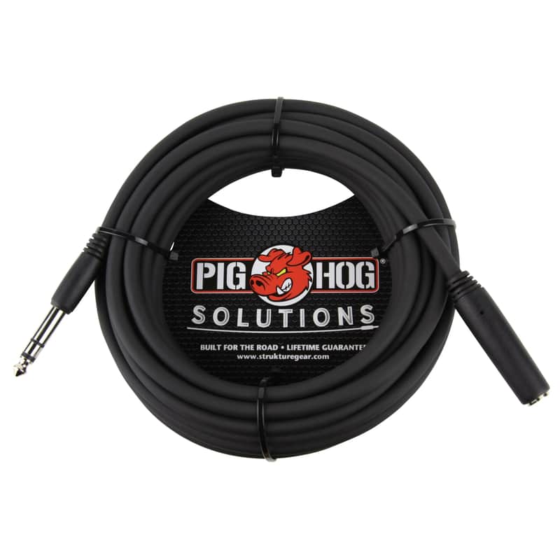 Pig Hog PHX14-25 25ft Headphone Extension Cable, 1/4" image 1