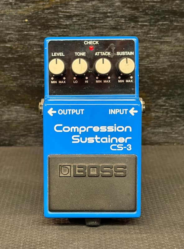 Boss CS-3 Compression Sustainer (Black Label) vintage 1987 Japan