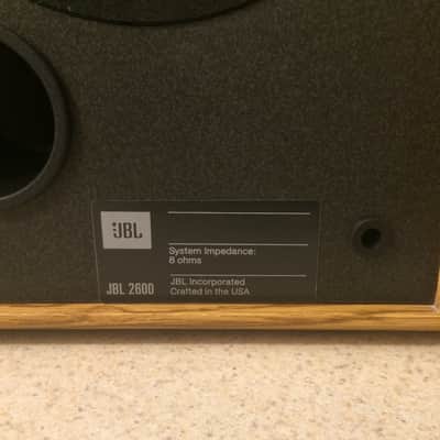 JBL 2600 speakers pair Titanium Tweeters - tested & working - USA made - 100W image 4