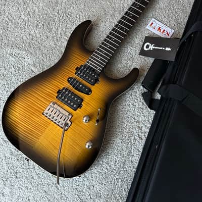 Charvel MJ Dinky DK24 HSH 2PT W MAH FM 2025 Antique Burst image 4