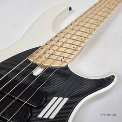 Dingwall NG3 5-String Ducati White Fanned Fret Multi-Scale - 9.06lbs #21063 image 12