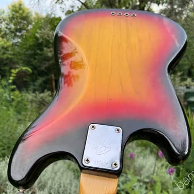 1973 Fender Mustang Bass - Sunburst - Clean Amazing Player - HSC image 7