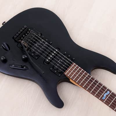 2001 Ibanez Prestige S Series S470 HSH Satin Black w/ Floyd Rose image 9
