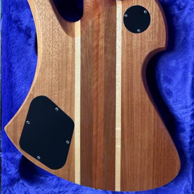 BC Rich Mockingbird NBSMK - Koa Top - Neck Thru - MINT With BC Rich Custom Shop hardcase image 5