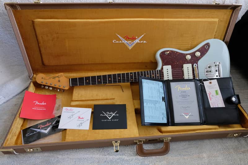 Fender Custom Shop 1962 Jazzmaster, Journeyman Relic - Super Faded Aged Sonic Blue image 1