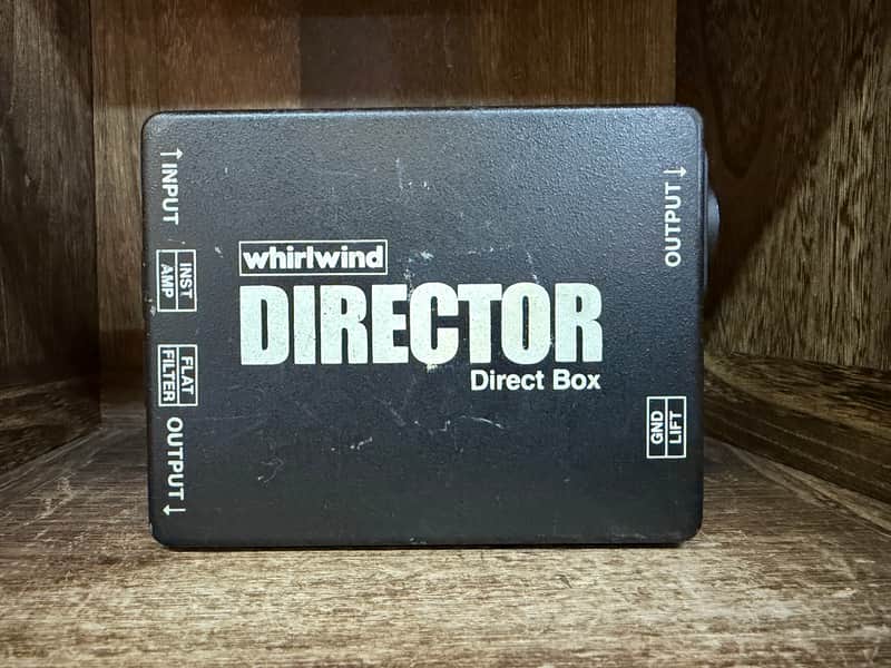 Whirlwind DIRECTOR Direct Box with Ground Lift 2010s - Black image 1
