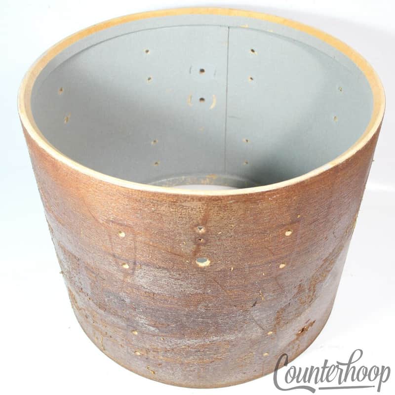 *Ludwig 12x15" 3Ply African Mahogany/Maple Rack/Floor Tom Drum Shell Vintage 70s image 1