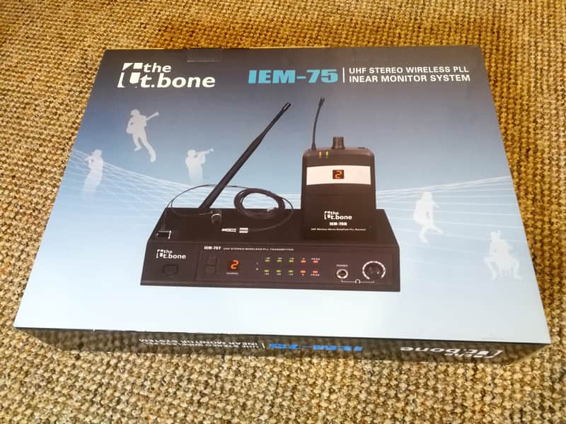 T.Bone (Thomann) IEM 75 in-ear wireless monitoring system image 1