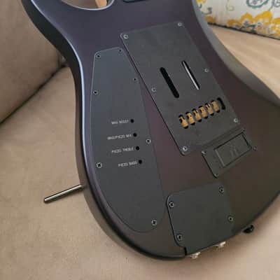 Ernie Ball Music Man John Petrucci Signature JP15-7 2020 - Present - Trans Black Burst Flame image 7