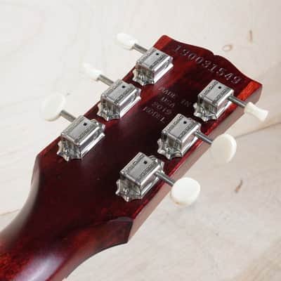 Gibson Les Paul Junior Tribute DC 2019 Worn Cherry w/ Hard Case image 8