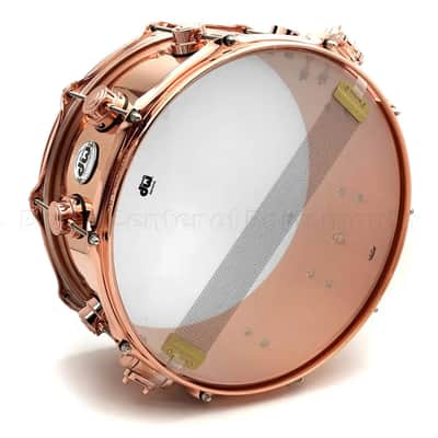 DW Collectors 3mm Copper Snare Drum 14x6.5 w/Copper Hardware image 3