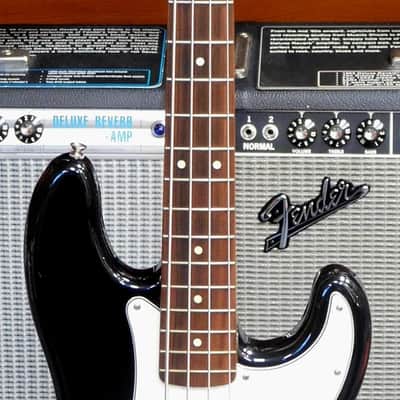 2021 Fender Player Precision Electric Bass w/Case! Gloss Black! VERY NICE!!! image 4