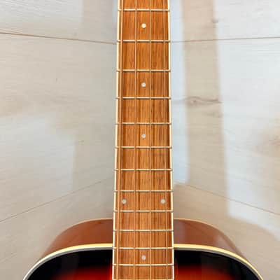 Mitchell EZB Super Short Scale Acoustic Bass Guitar Sunburst Acoustic-Electric Bass 2024 image 4