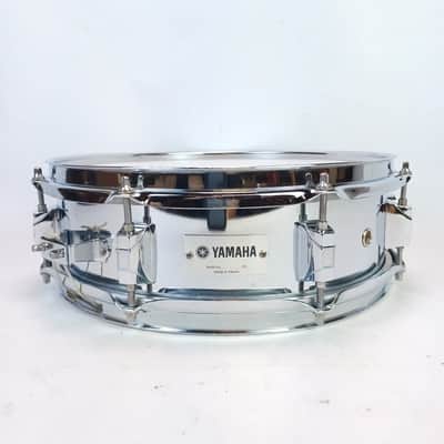 Yamaha 4x13"Piccolo Snare Drum Steel Shell Chrome Triple-Flange Rim 8Lug 011082 image 1