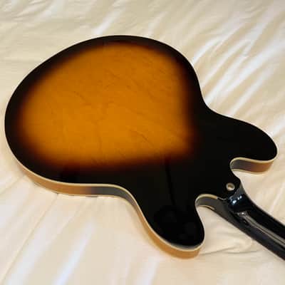 2004 Epiphone Dot Deluxe Flame Top - Made in Korea (MIK) - Vintage Sunburst - Free Pro Setup image 9