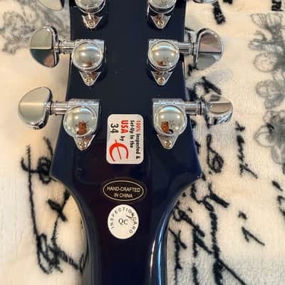 Epiphone Les Paul Standard Pro 2019 modified with Seymour Duncans - Transparent Blue image 4