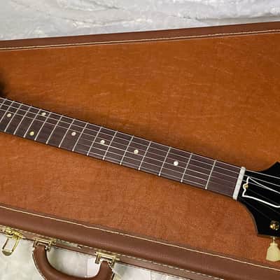 NEW! Gibson Custom 1958 Mahogany Flying V Reissue Electric Guitar - Antique Natural, VOS - WOW - Authorized Dealer - Only 6.4lbs! - G07539 image 5