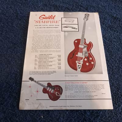 Vintage 1964 Guild Guitar & Amplifier Catalog! Rare, Original Case Candy, Paperwork! image 9