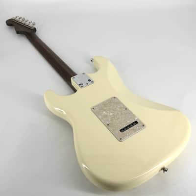 2023 Fender American Mod Shop Stratocaster Solid Rosewood Neck – Olympic White image 4