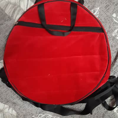14" inch. VELVET Fabric Handmade Shaman Shamanic wooden frame drum Bag + front One Pocket , Avl. in (4) Four types Hanging belts, Choose any one drum frame bag from the pictures on display image 3
